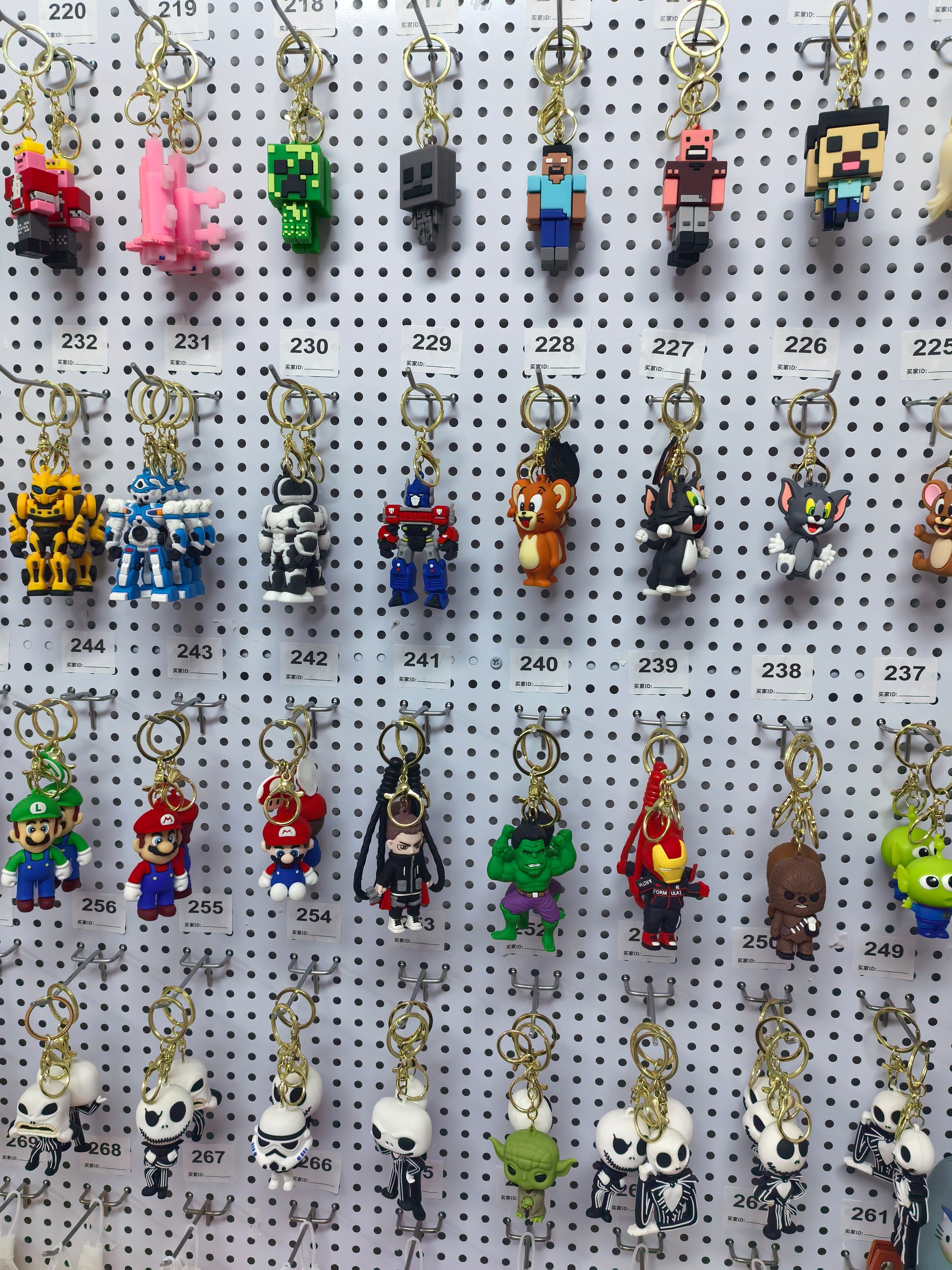 手机挂件、包包挂件、钥匙扣、DIY配件、公仔吊件、亚克力贴片